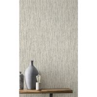 Tapete Basic universell Vinyltapete Steingrau ansatzfrei 53 cm x 10,05 m