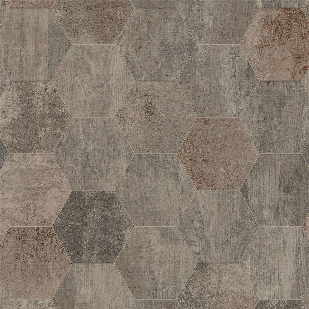 Vinylboden Carcassonne Mix BROWN GREY IZMIR-TB15 B:400cm