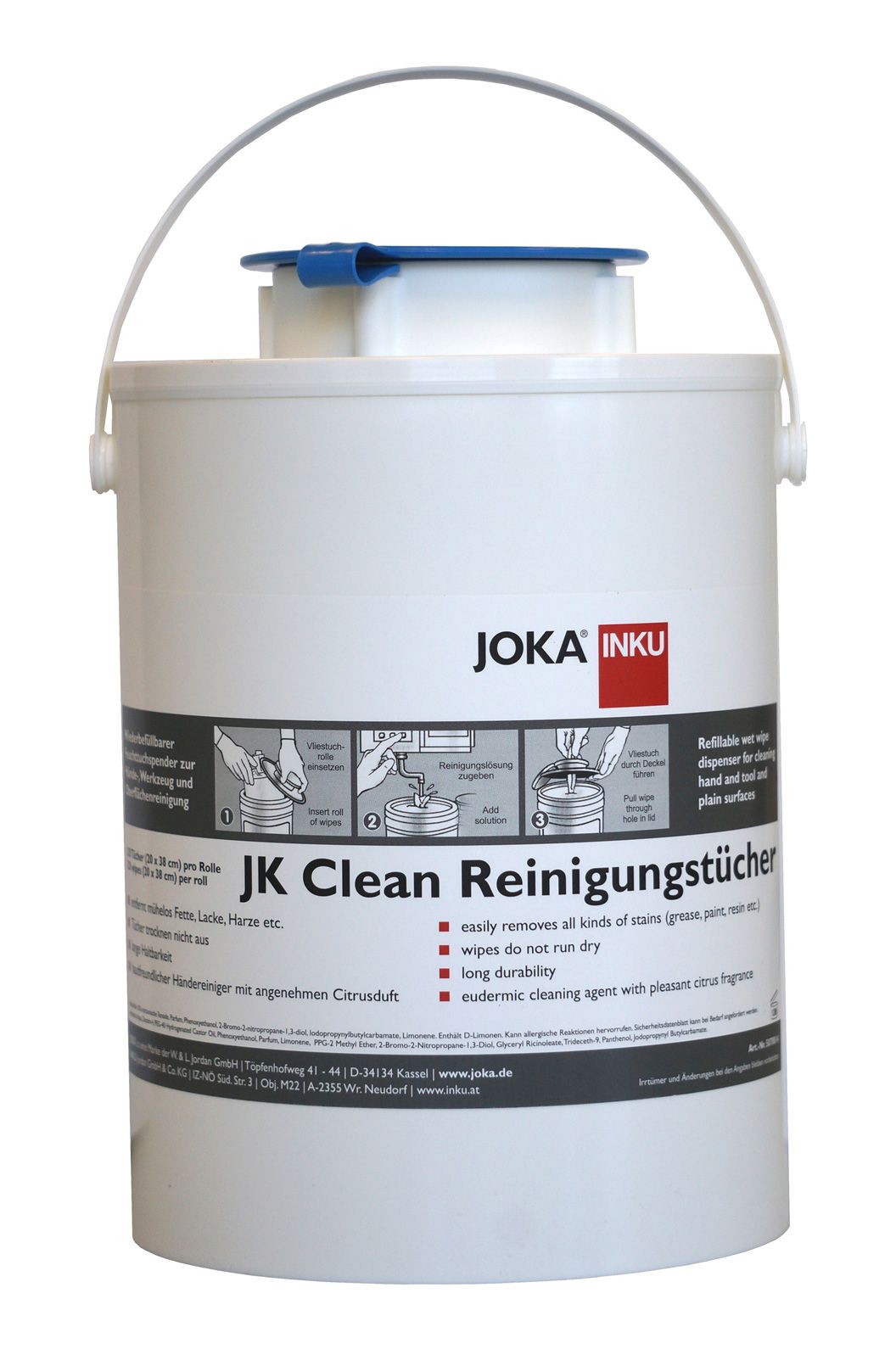 JK Clean Reinigungstücher im Spender