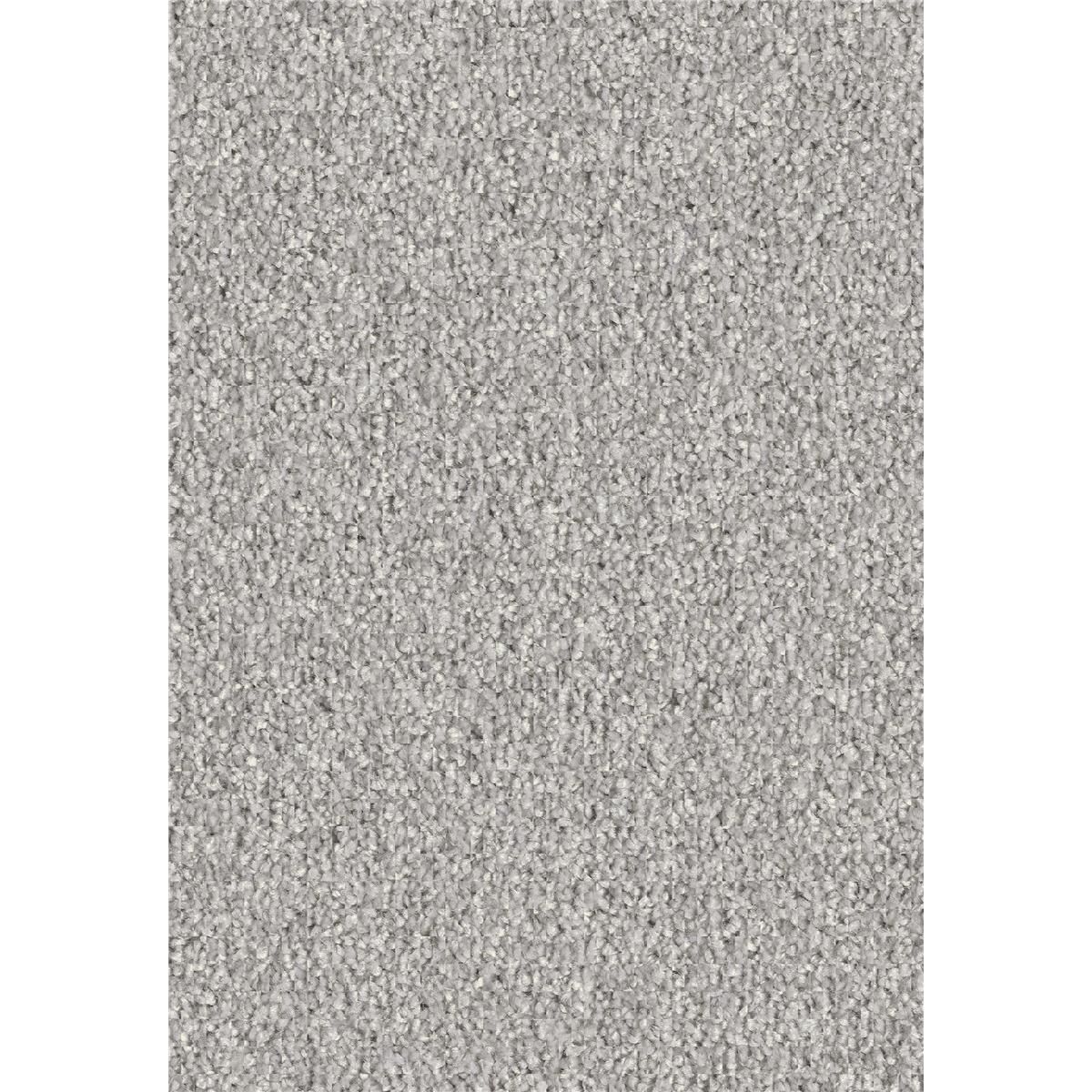Teppichboden DAS TEPPICHWERK Passion 1001 LUANA Soft Frisé Grau 5U99 - Rollenbreite 400 cm