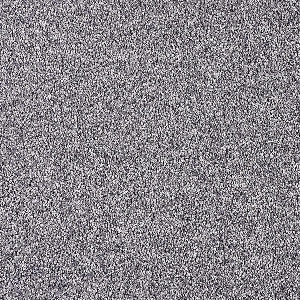 Teppichfliesen 25 x 100 cm selbsthaftend Infloor-Girloon Cloud Grau 311 uni