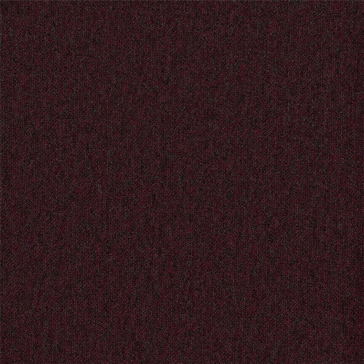 Teppichfliesen Desso Essence Pure AD07 2121 Rot Dunkel Schlinge 50 x 50 cm