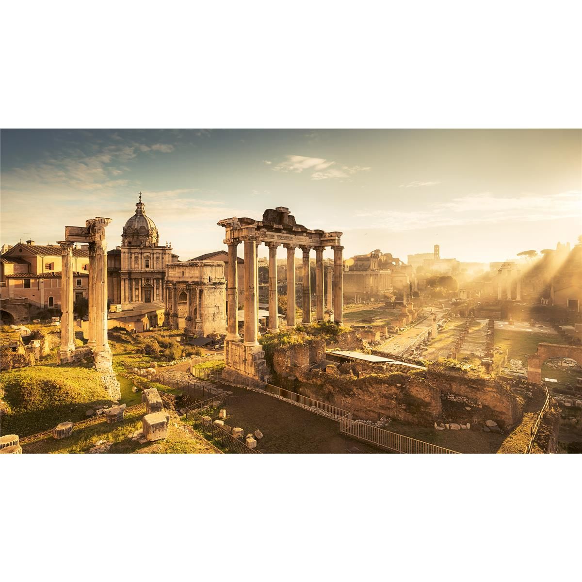 Vlies Fototapete - Forum Romanum - Größe 500 x 280 cm