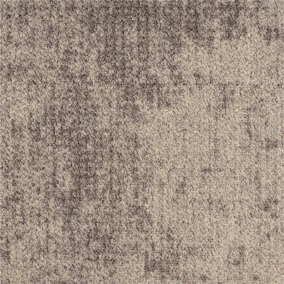 Teppichfliesen 25 x 100 cm selbsthaftend Infloor-Girloon Concept Beige 002-840 gemustert