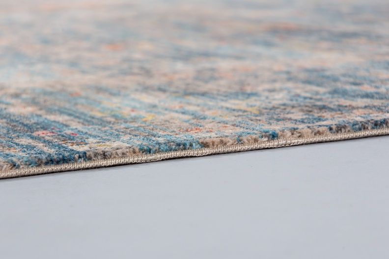 Teppich MYSTIK Blau-Beige - 200 cm x 285 cm