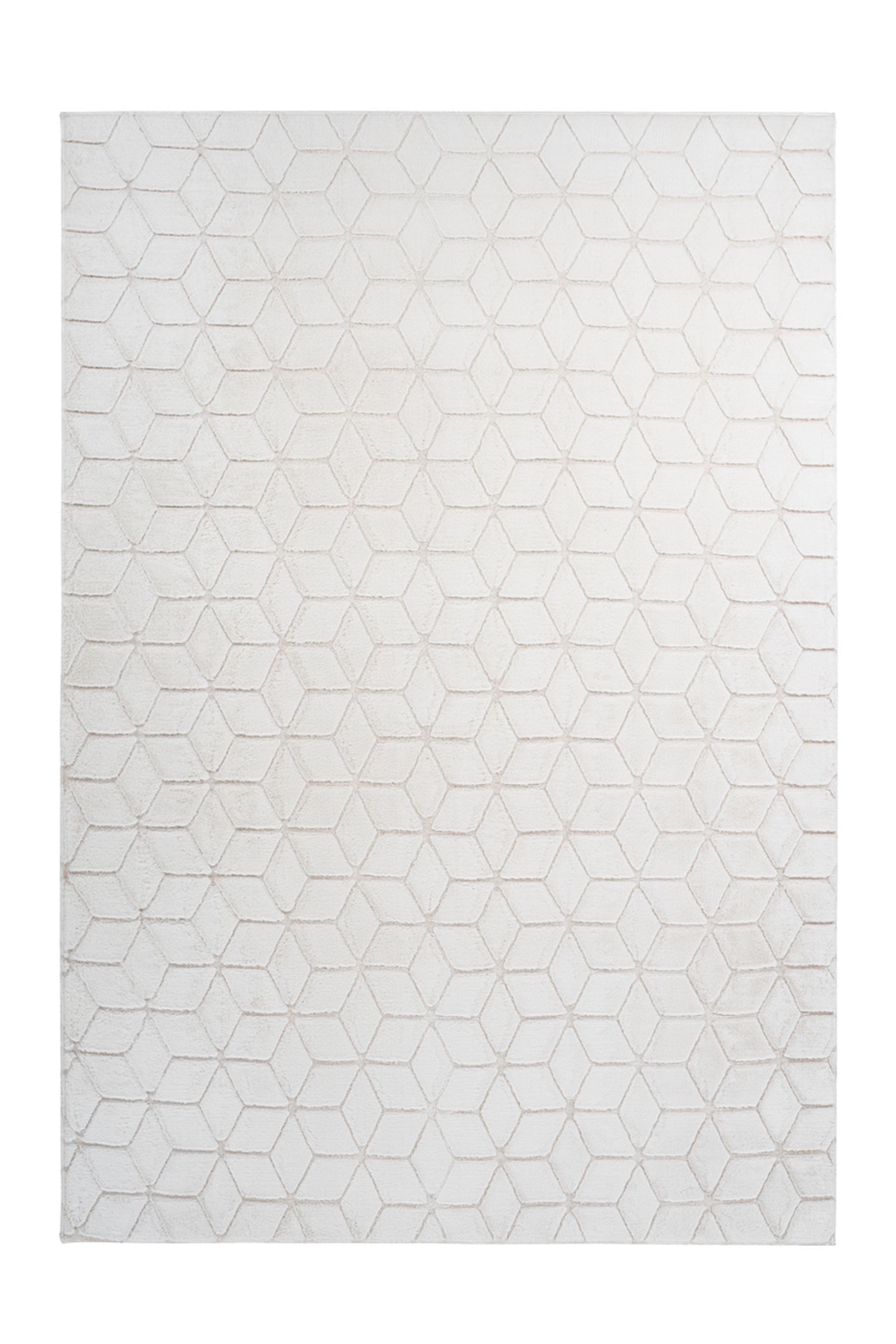 Teppich Vivica 125 Weiß / Creme 120 cm x 160 cm