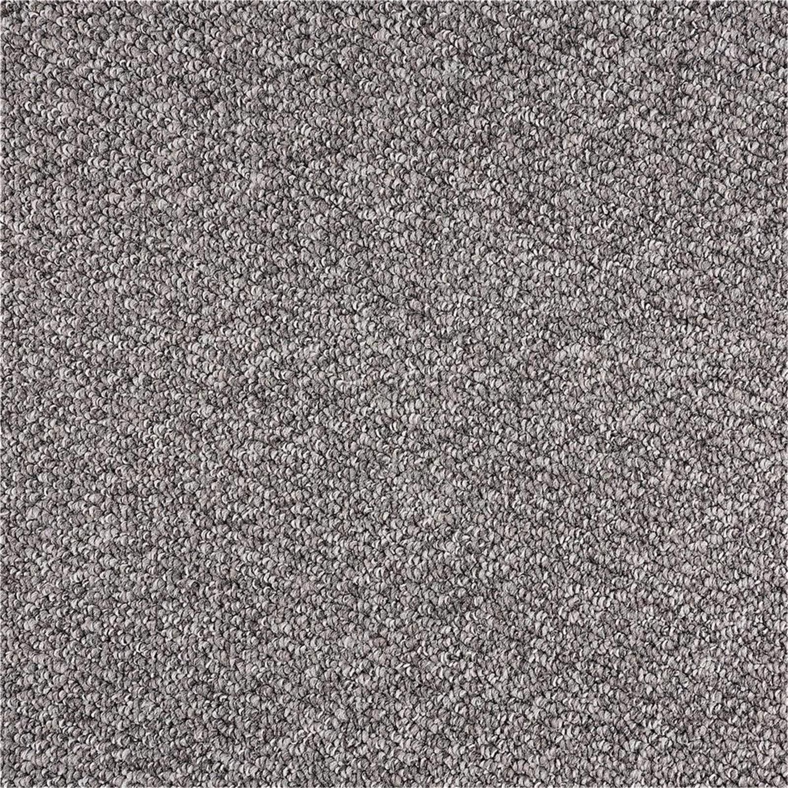 Teppichboden INFLOOR-GIRLOON Court Schlinge Grau 550 meliert - Rollenbreite 400 cm