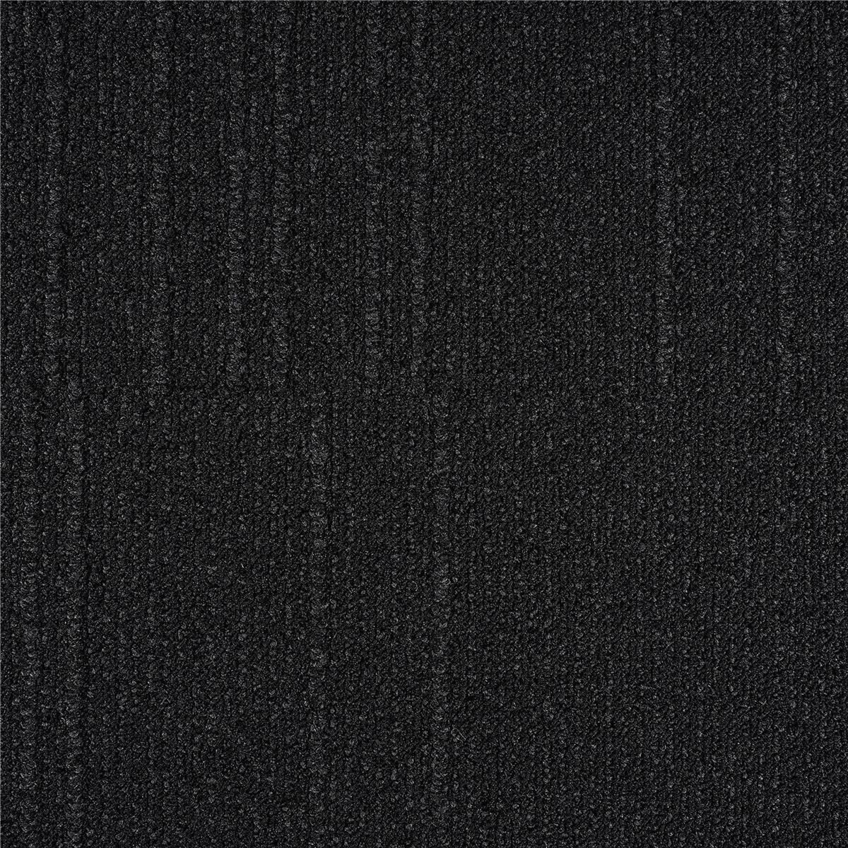 Teppichfliesen 25 x 100 cm selbsthaftend Infloor-Girloon Cover/Vario Anthrazit 007-595 gemustert