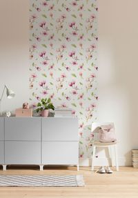 Vlies Fototapete - Magnolia Rapport Panel - Größe 100 x 250 cm