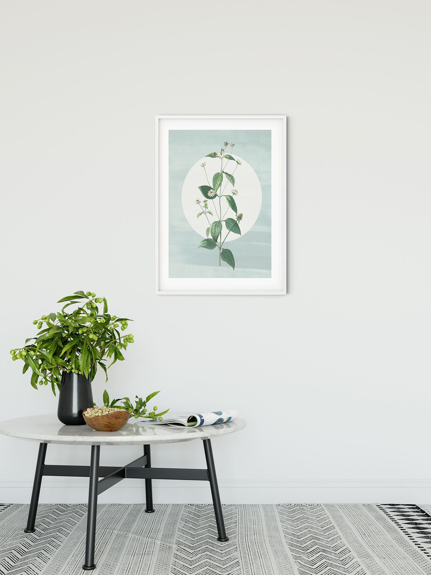 Komar Wandbild - Faire Pousser des Fraises - Größe: 40 x 50 cm