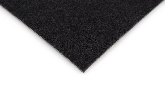 Teppichplanken 25 x 100 cm Nadelvlies FINETT DIMENSION p809201 Pechschwarz