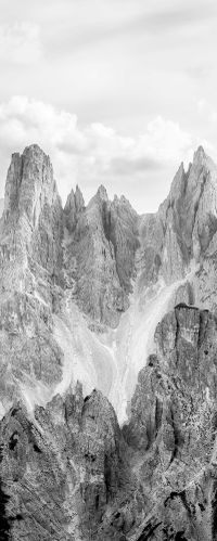 Vlies Fototapete - Peaks Panel - Größe 100 x 250 cm