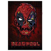Wandtattoo - Deadpool Meltpool  - Größe 50 x 70 cm