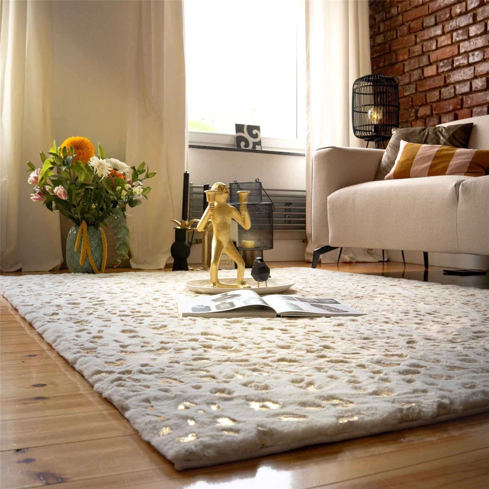 Teppich My Safari 165 creme 80 cm x 150 cm