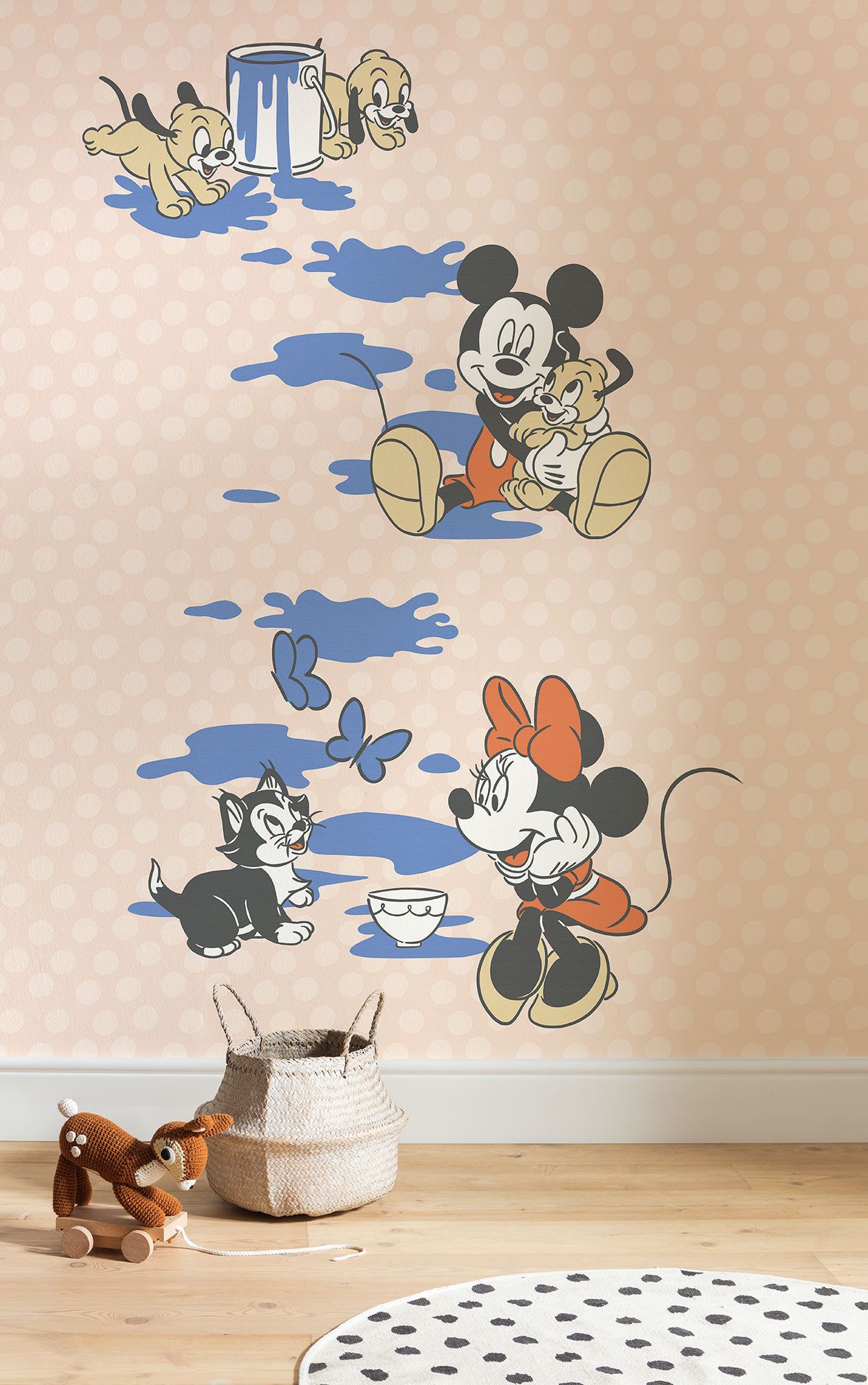 Vlies Fototapete - Mickey Artsy Flow  - Größe 200 x 250 cm