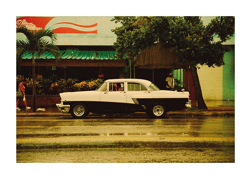 Komar Wandbild - Cuba Car - Größe: 70 x 50 cm