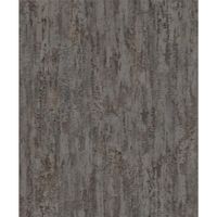 Tapete Modern floral Vinyltapete Anthrazit ansatzfrei 53 cm x 10,05 m