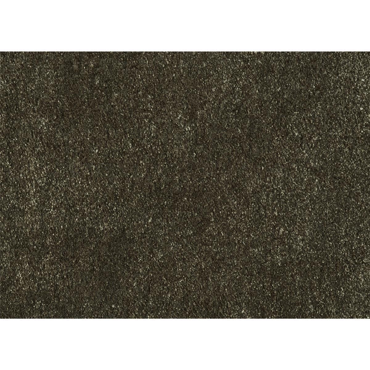Teppichboden Handgewebt Velvet Dunkelbraun 19047 Monza ITC uni - Rollenbreite 400 cm