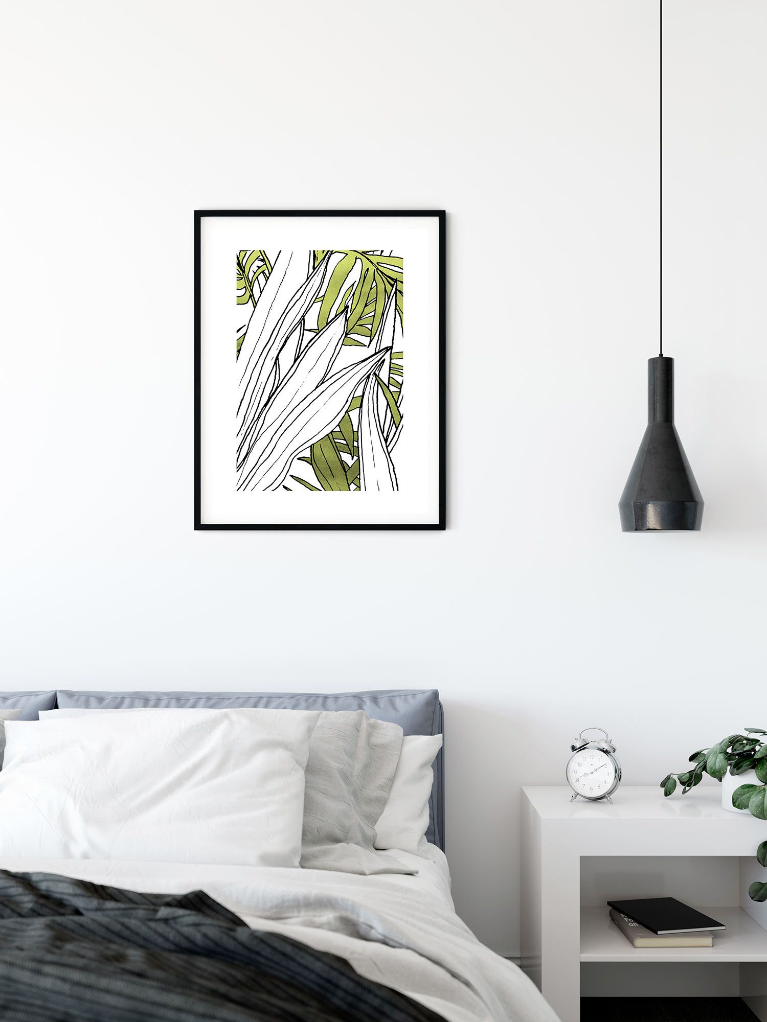 Komar Wandbild - Bleached Leaves - Größe: 50 x 70 cm