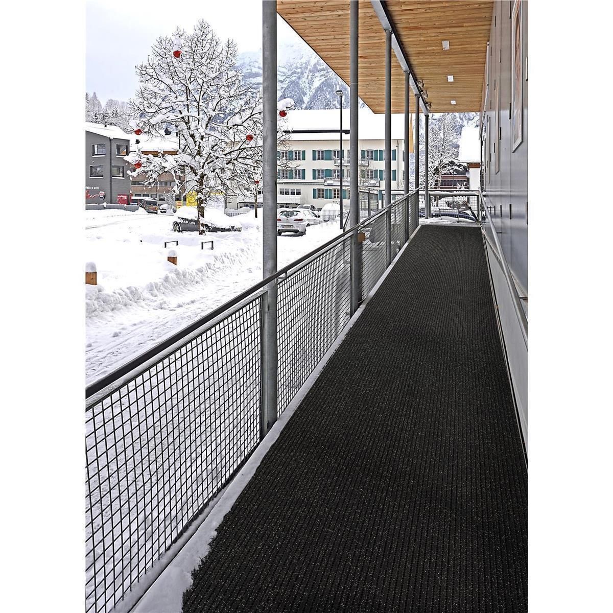 Sicherheitsmatte AKO Anthrazit - 120 cm x 350 cm