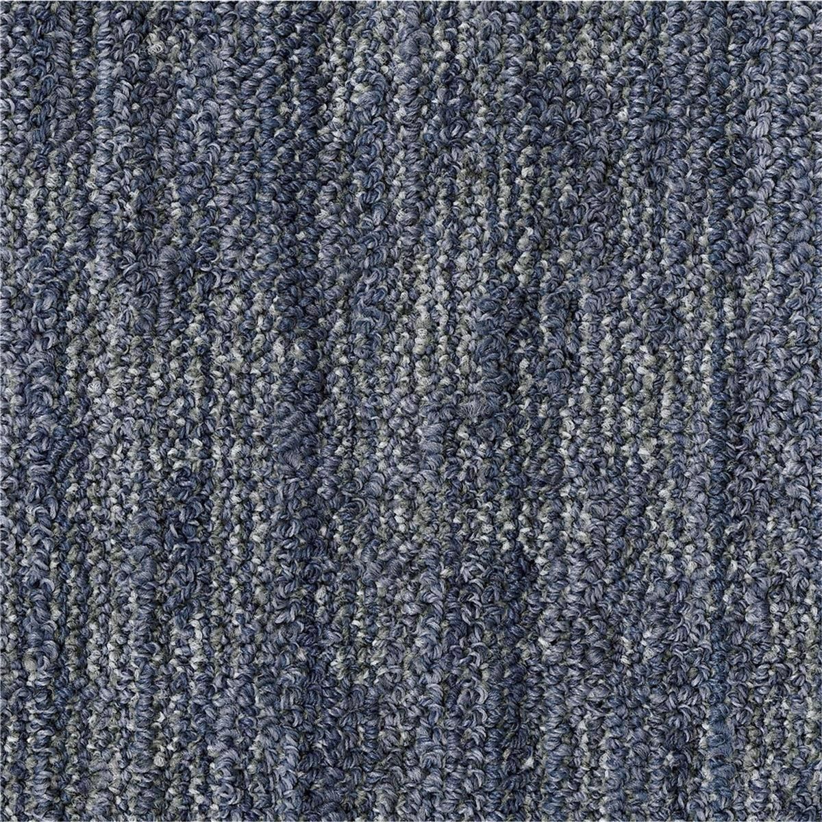 Teppichfliesen Desso Jeans Twill AA26 8903 Blau Dunkel Schlinge strukturiert Textur 50 x 50 cm