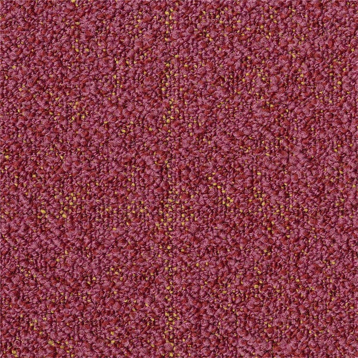 Teppichfliesen 50 x 50 cm Schlinge Iconic AA23 4212 Rot Textur