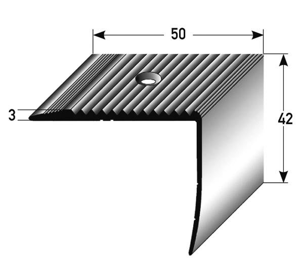 Winkelprofil gebohrt 250 x 5 x 3 cm