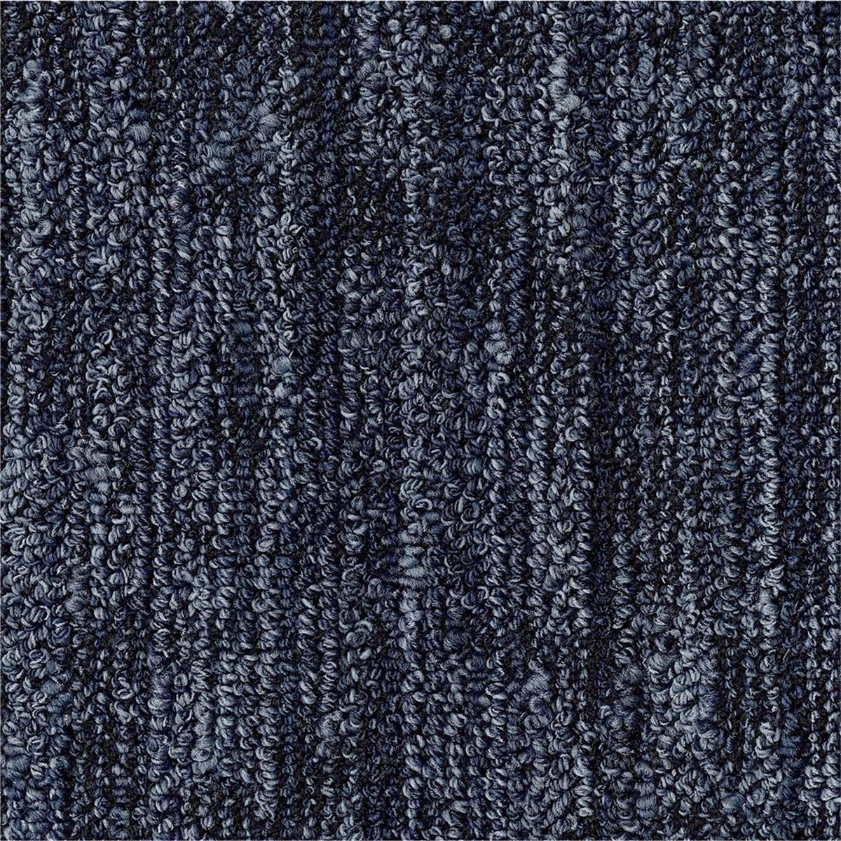 Teppichfliesen Desso Jeans Twill AA26 8812 Blau Dunkel Schlinge strukturiert Textur 50 x 50 cm