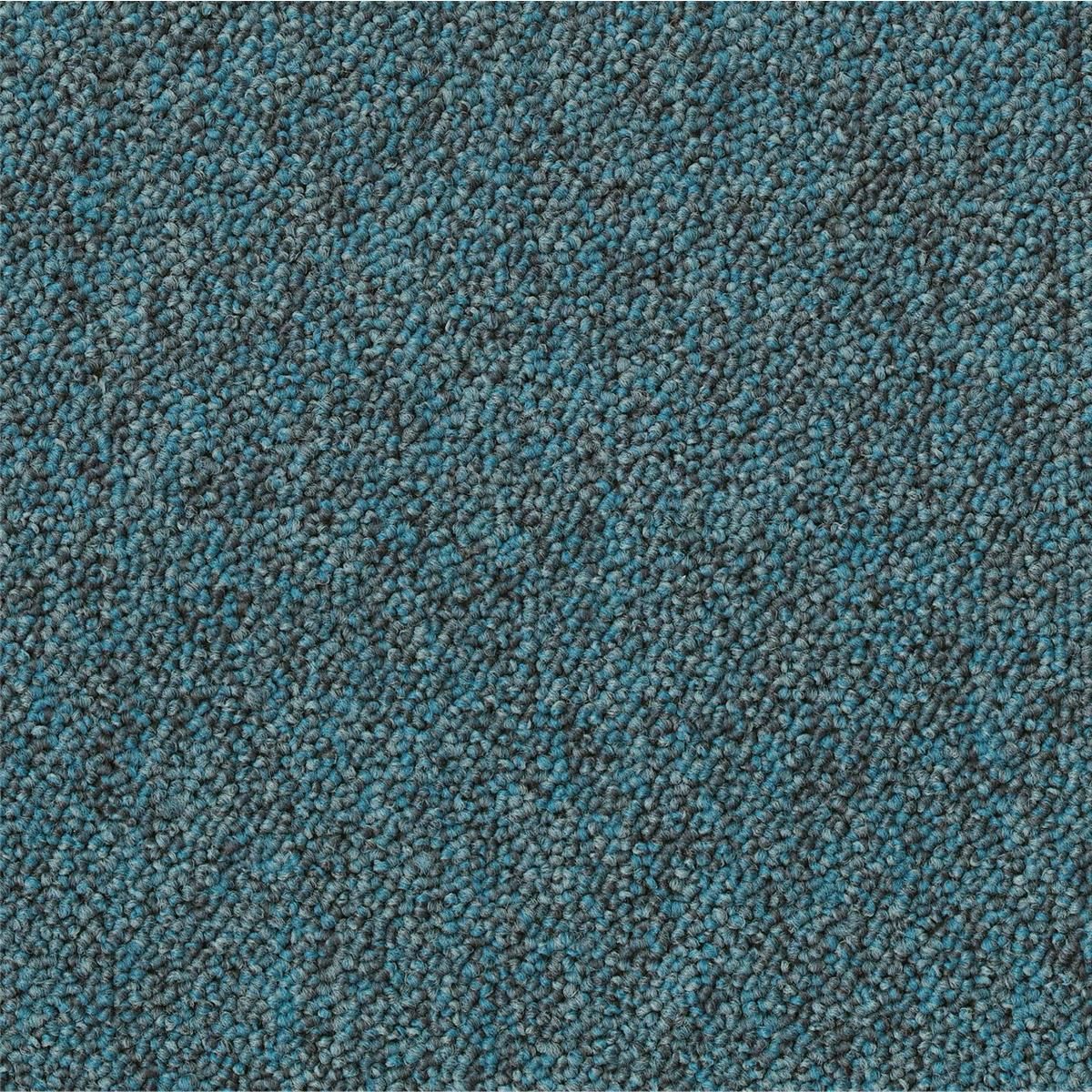 Teppichfliesen 50 x 50 cm Schlinge Stratos A138 8213 Blau Allover