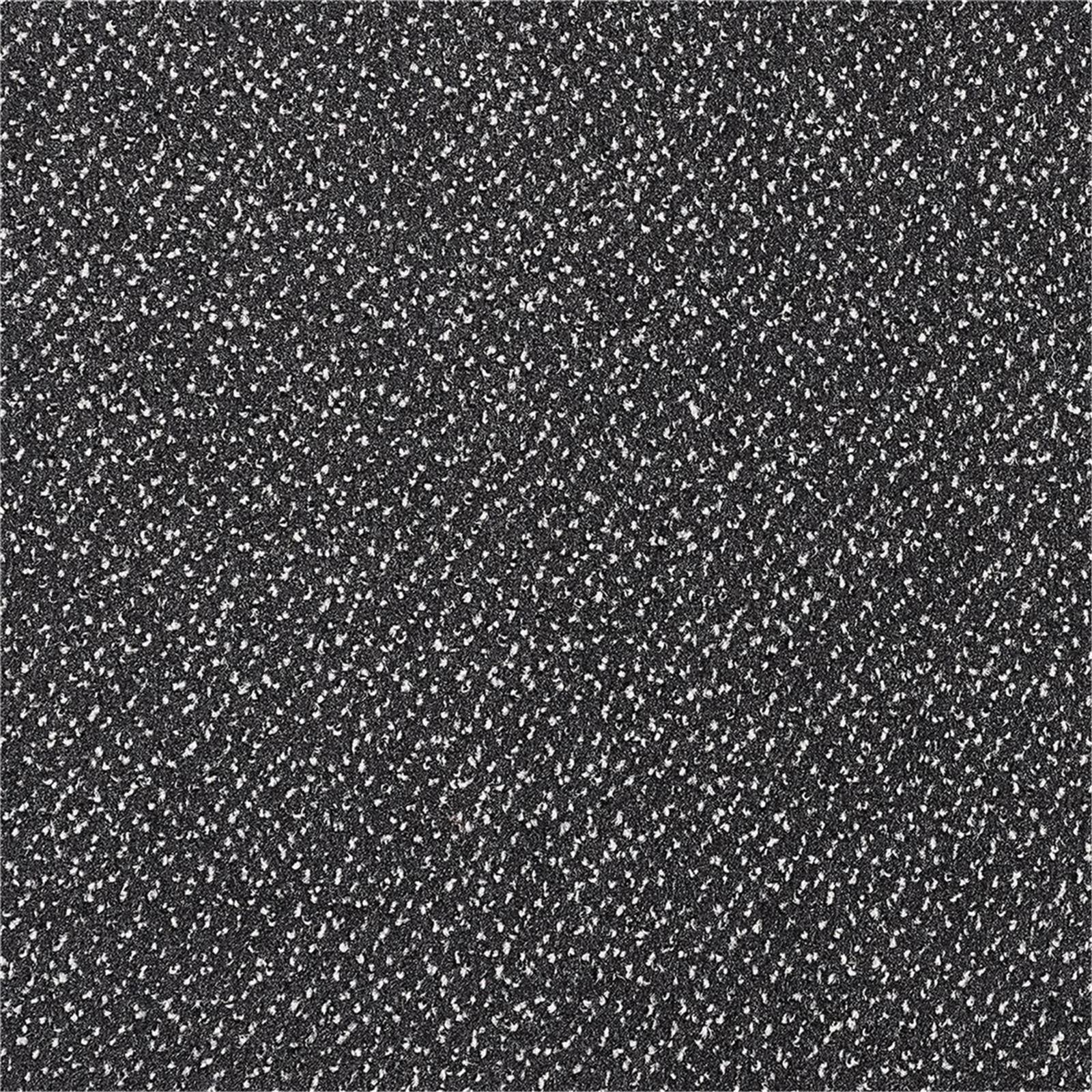 Teppichboden INFLOOR-GIRLOON Cayenne/Pacific Velours Schwarz 580 tuftgemustert - Rollenbreite 400 cm