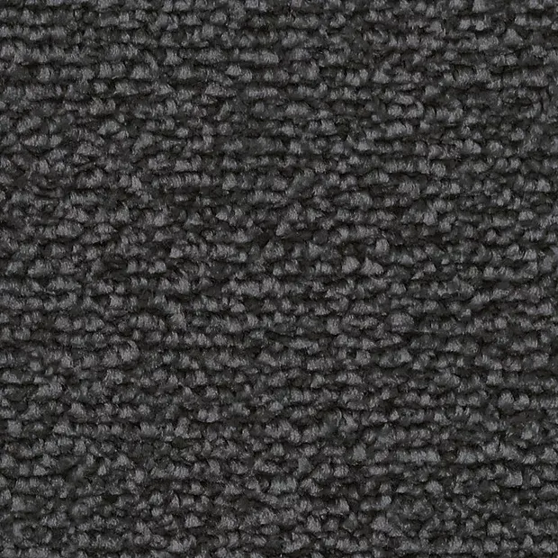 Teppichboden DAS TEPPICHWERK Superior 1064 LYRICA Velours Grau 5X80 - Rollenbreite 400 cm