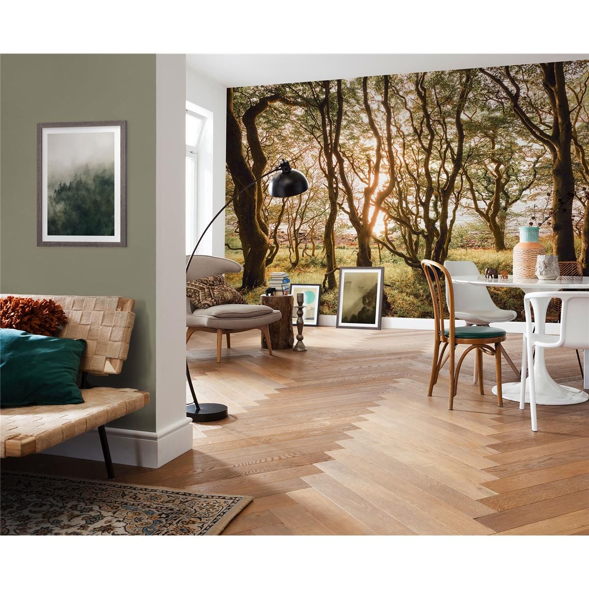 Vlies Fototapete - Bold Birch - Größe 400 x 250 cm