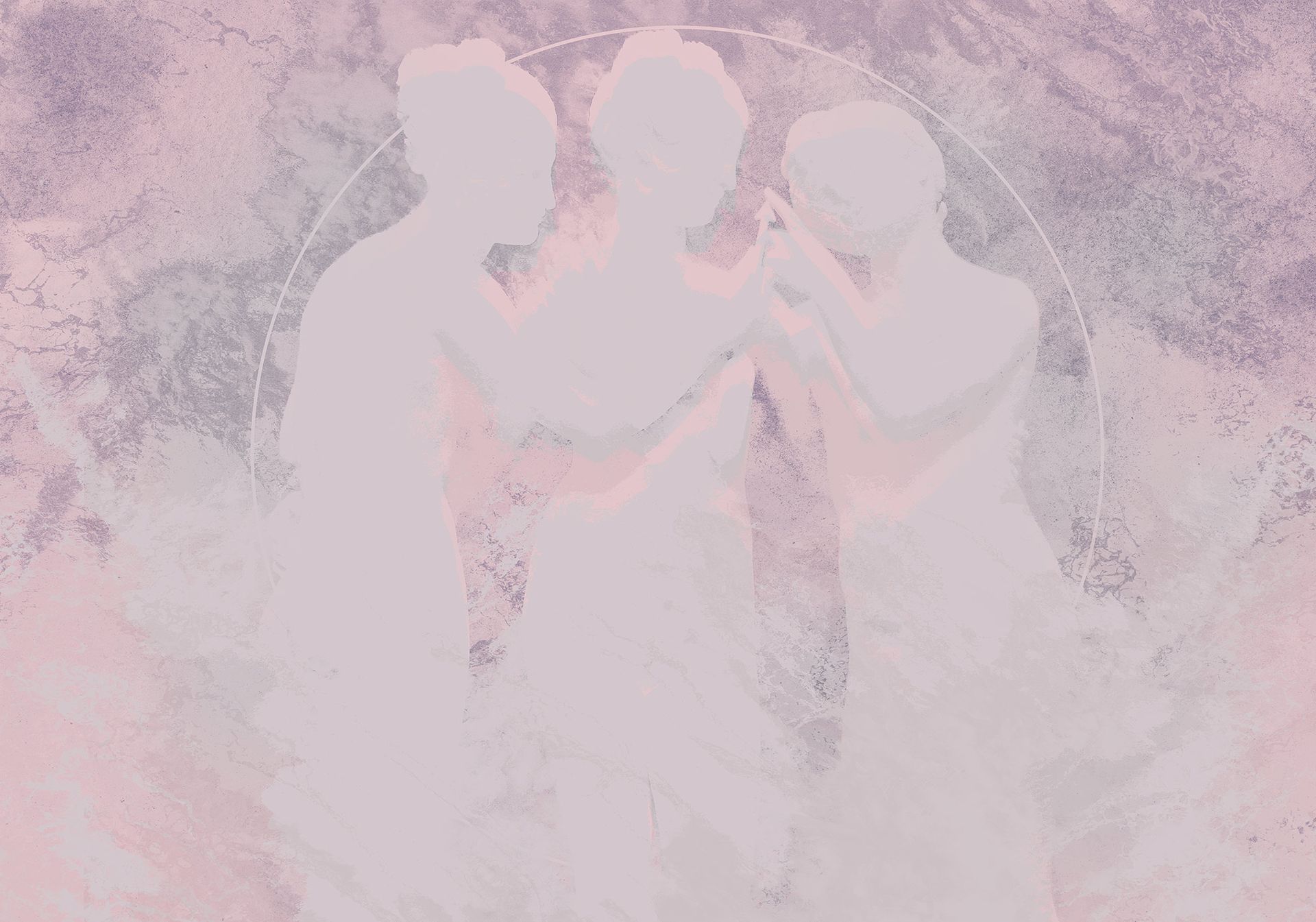 Vlies Fototapete - Nymphs - Größe 400 x 280 cm