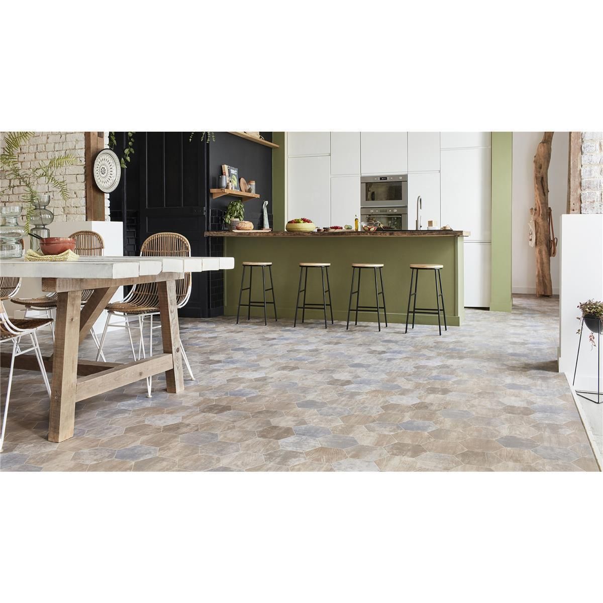 Vinylboden Fiber Wood LIGHT GREY IZMIR B:400cm