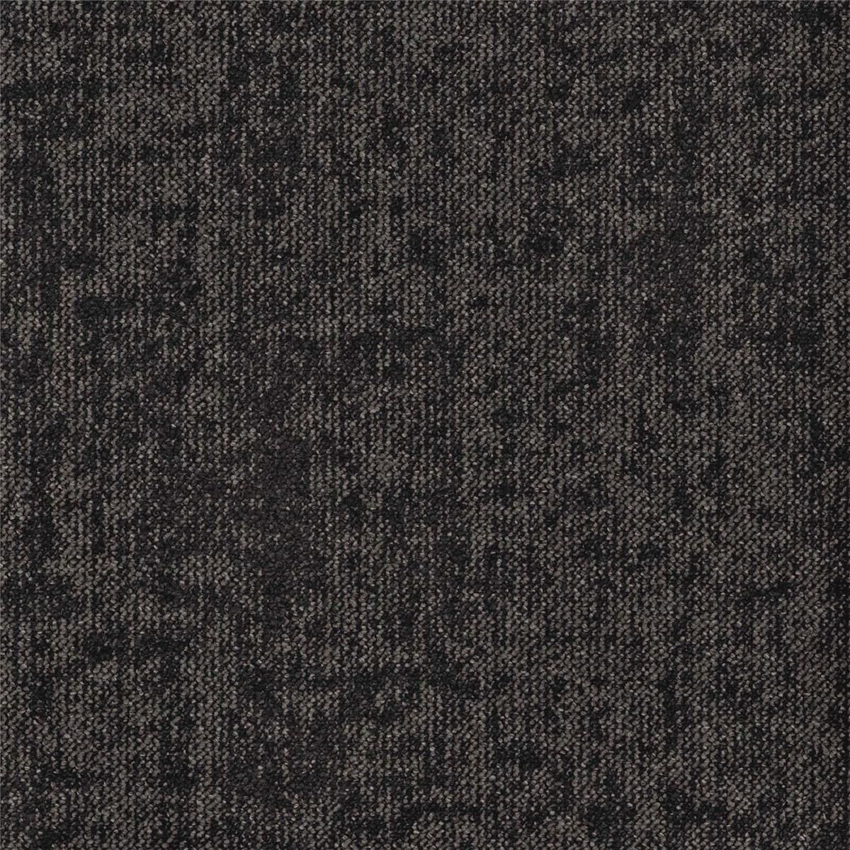 Teppichfliesen Desso Essence Roots AD08 9851 Schwarz Dunkel Schlinge strukturiert 50 x 50 cm
