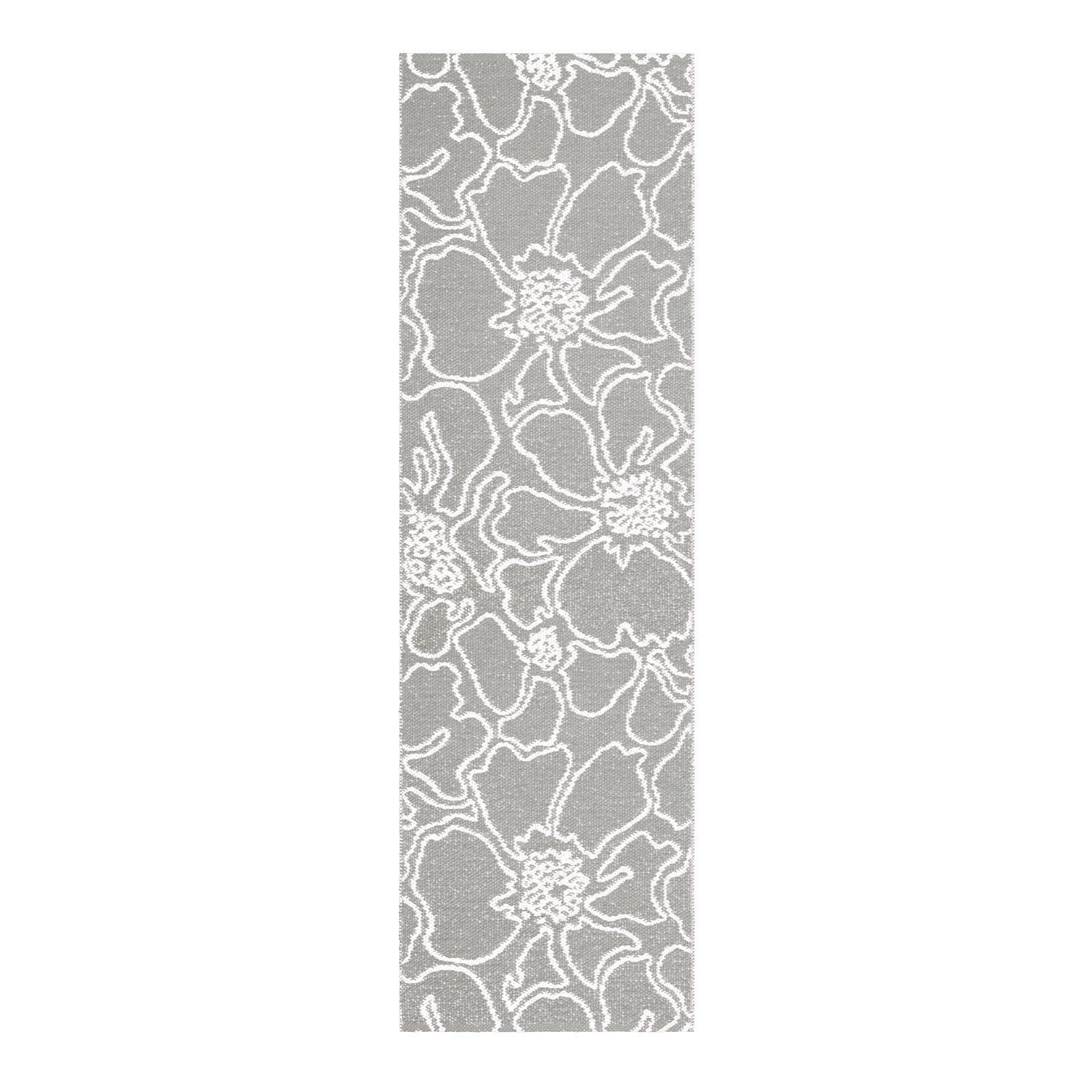 Teppich Swedy FLOU V12 Weiss-Grau - 60 cm x 200 cm