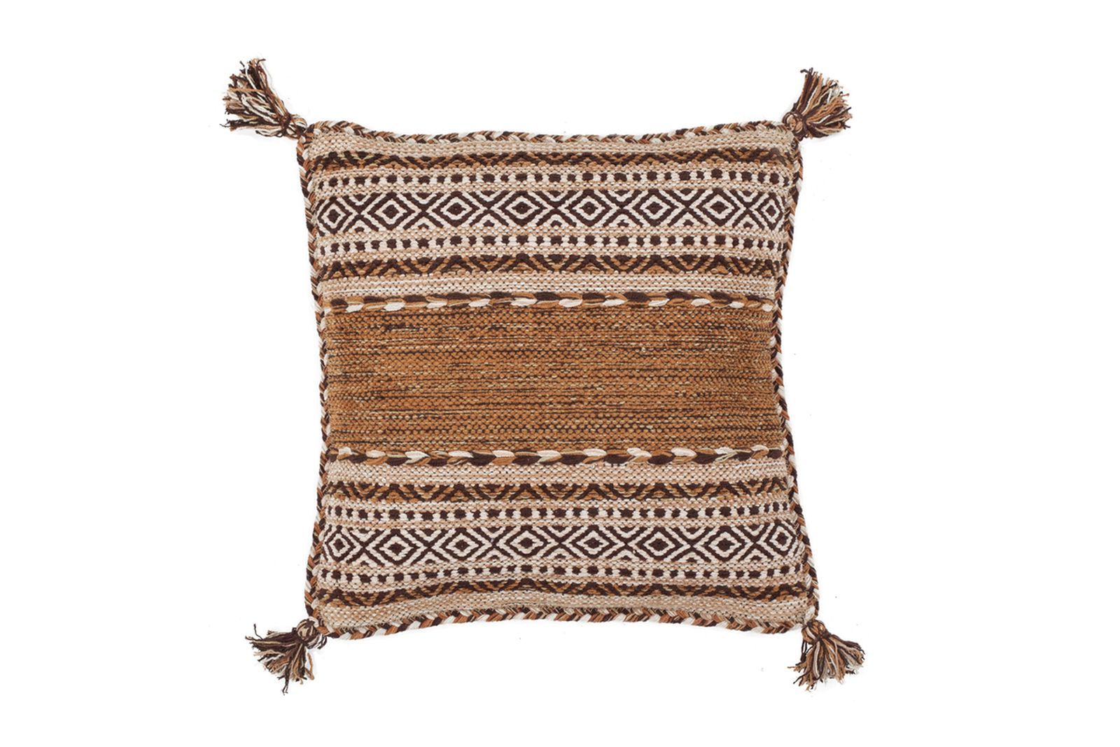 Kissen (gefüllt) Alhambra Pillow 335 Braun 45 cm x 45 cm