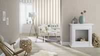 Tapete Modern universell Vinyltapete Hellgrau ansatzfrei 53 cm x 10,05 m