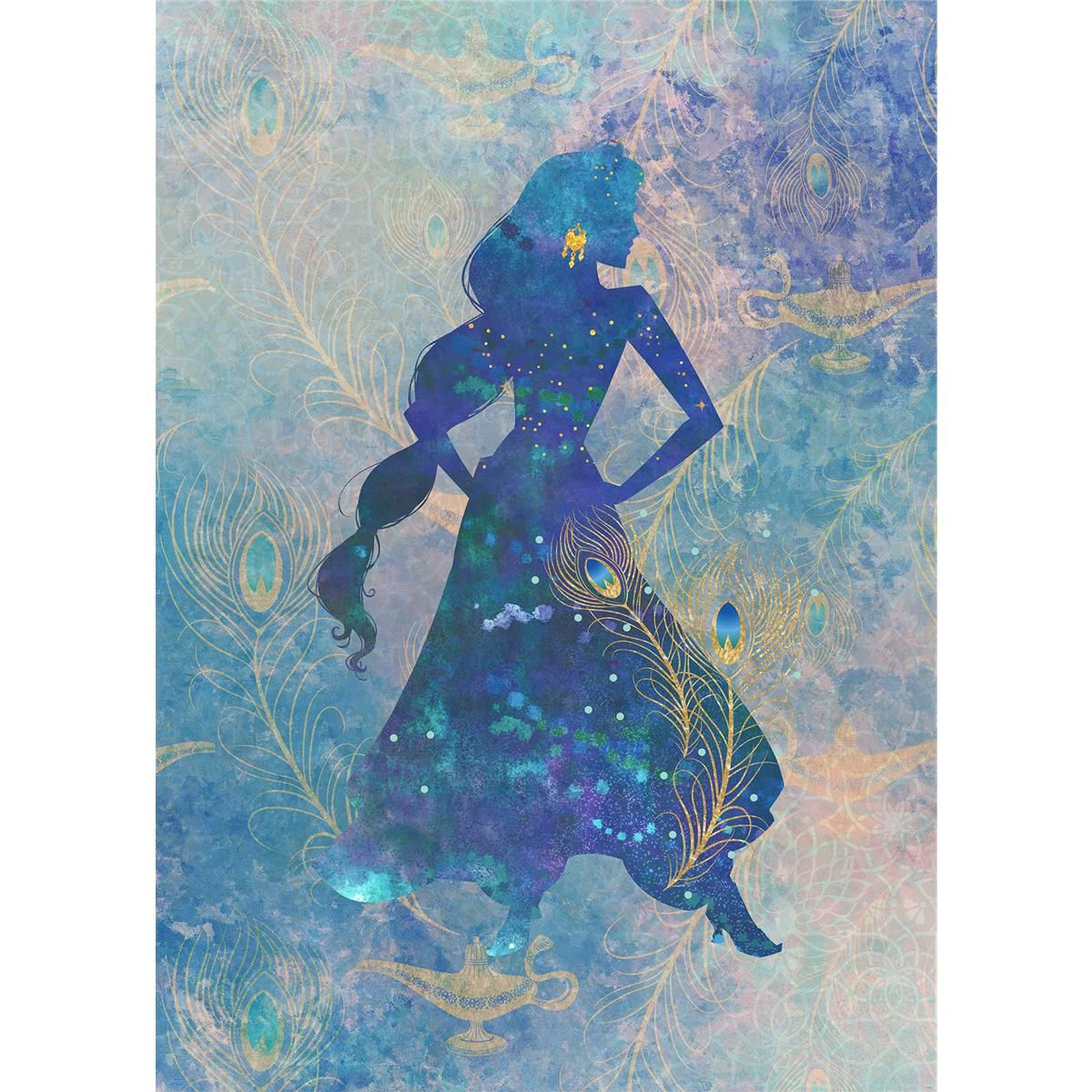 Vlies Fototapete - Jasmin Silhouette - Größe 200 x 280 cm