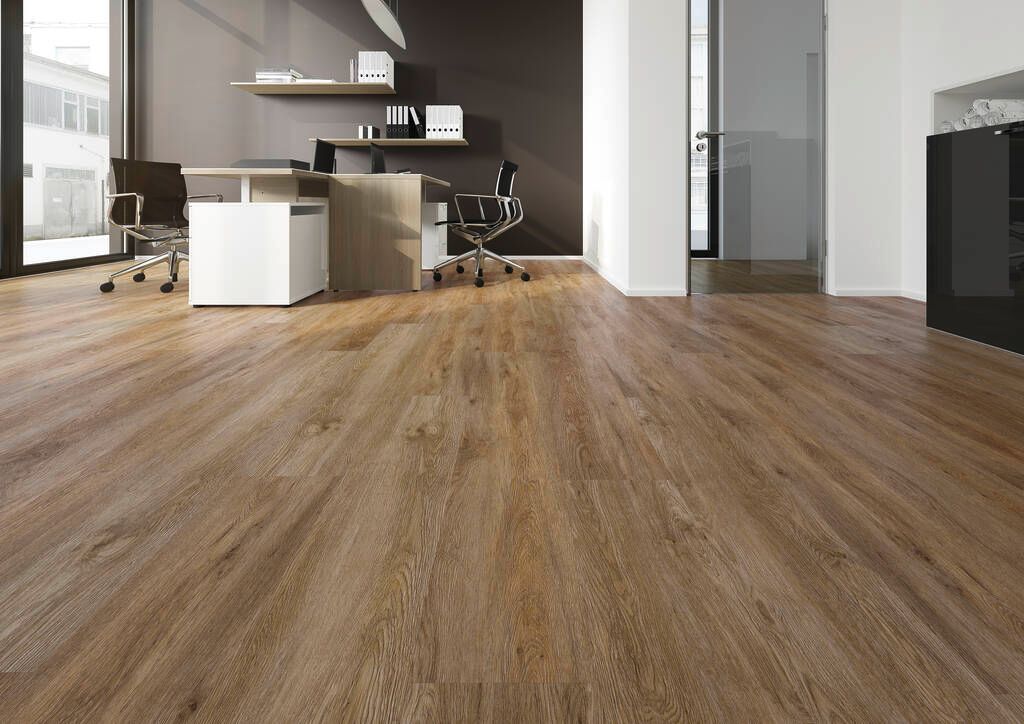 Designboden Fliese 228,6 mm x 1219,2 mm DESIGN 555 Dryback 5424 Imperial Oak - Nutzschichtdicke 0,55 mm