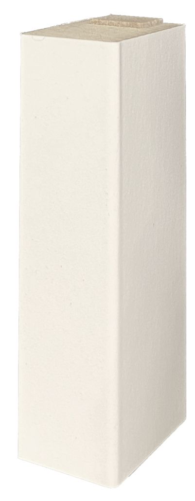Wand- Akustikpaneel Weiß Dreieck mit 6 Lamellen  LW4 V1 B/H 48,4 cm / 275 cm