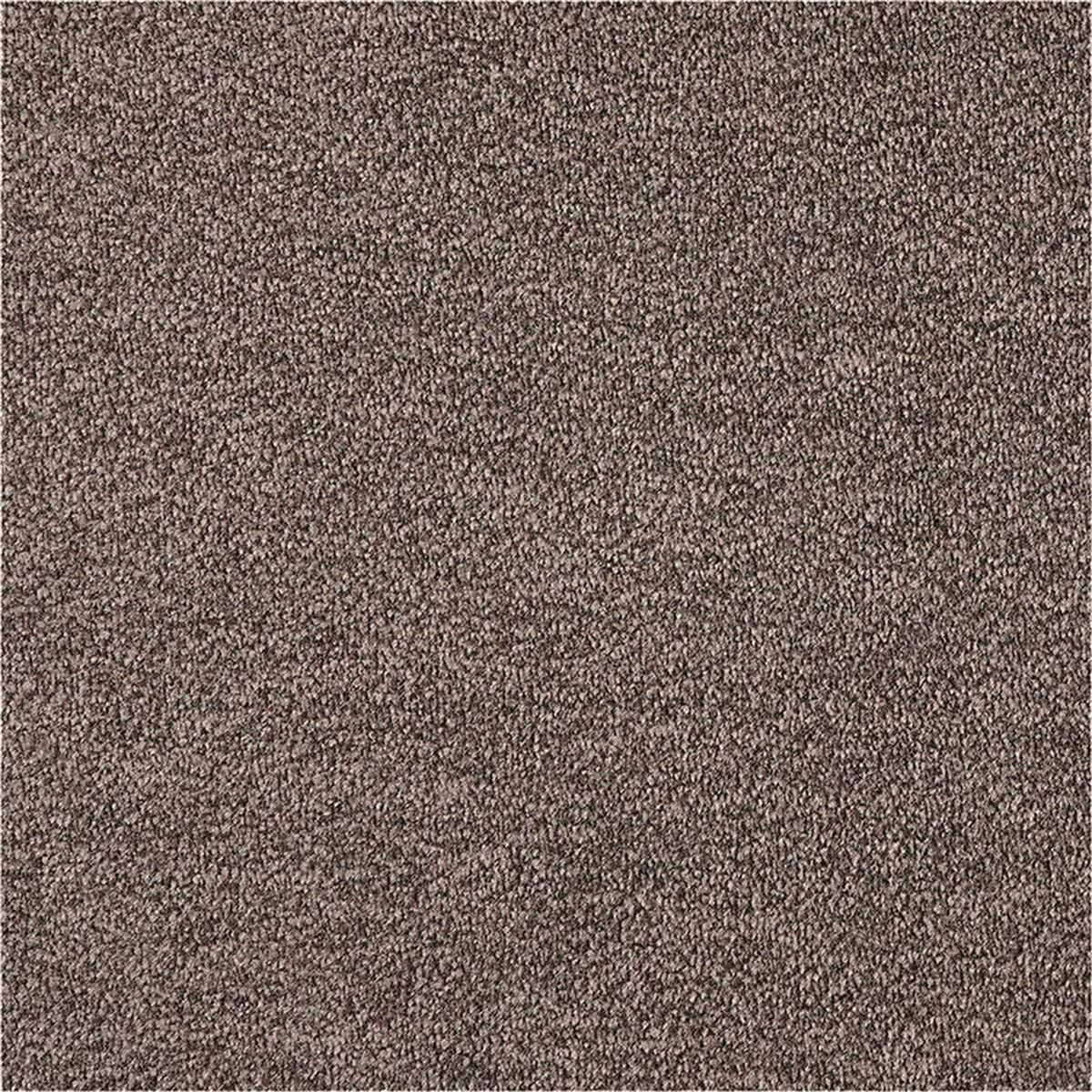 Teppichboden Infloor-Girloon Charme Velours Braun 745 meliert - Rollenbreite 400 cm