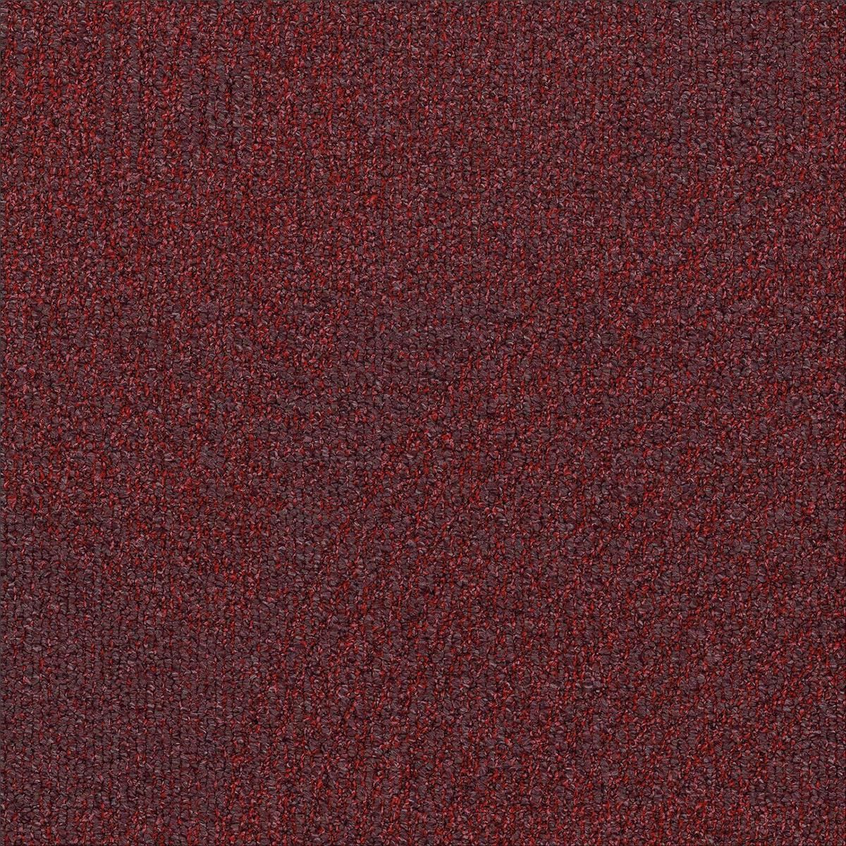 Teppichfliesen Desso AirMaster Reflection AC58 2082 Rot Mittel Schlinge strukturiert 50 x 50 cm