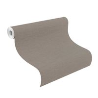 Tapete Basic universell Strukturtapete Steingrau ansatzfrei 53 cm x 10,05 m