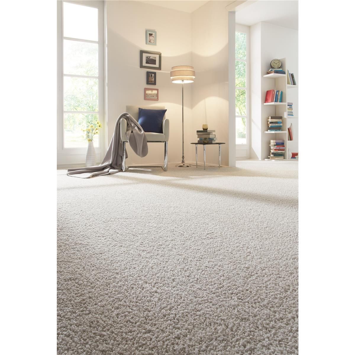 Teppichboden Infloor-Girloon Chorus Shag/Langflor Rose 121 uni - Rollenbreite 400 cm