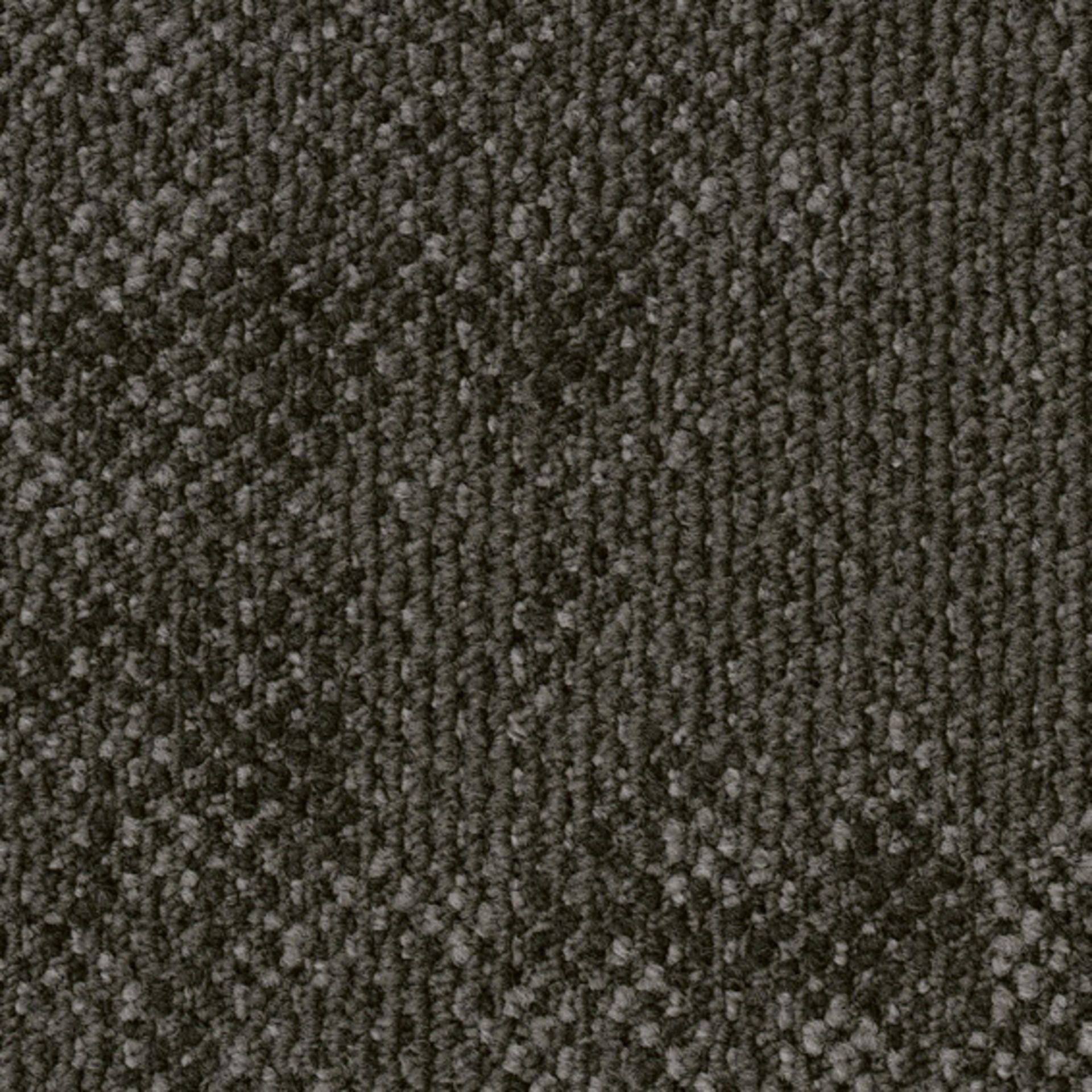 Teppichfliesen Desso Grezzo AB64 9024 Schwarz Dunkel Schlinge strukturiert 50 x 50 cm