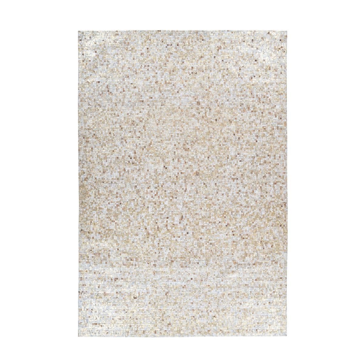 Teppich Finish 100 Beige / Gold 160 cm x 230 cm