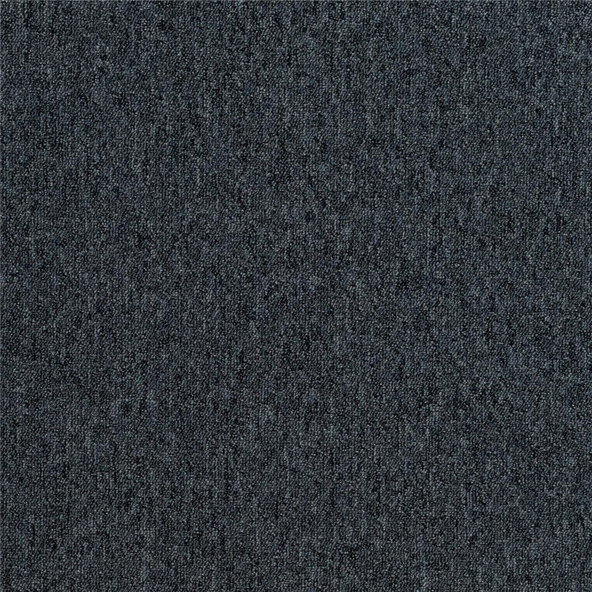 Teppichfliesen 50 x 50 cm COMO SL Schlinge Dunkelgrau 760 uni