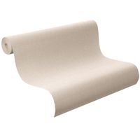Tapete Basic universell Vinyltapete Taupe ansatzfrei 53 cm x 10,05 m
