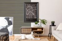 Wandpaneele AKUSTIK MDF und Recycling Filz OLIVE Grün 3,18m² - 4 Stck. 265 cm x 30 cm